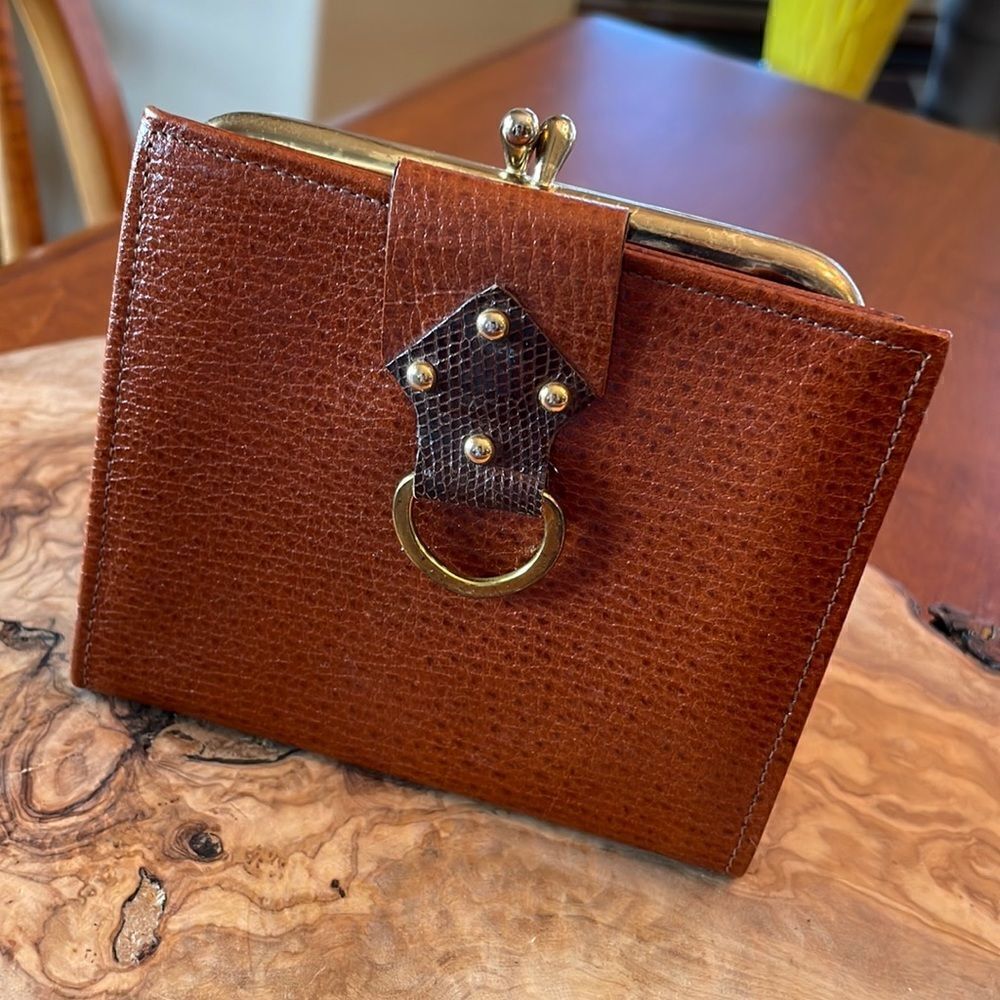 NEW Vintage Princess Gardner Cowhide Wallet